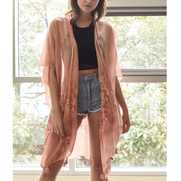 HELLO SPRING Kimono - Picture 2 of 2